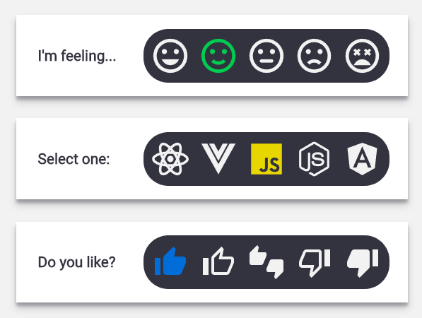 SVG Radio Selector Buttons